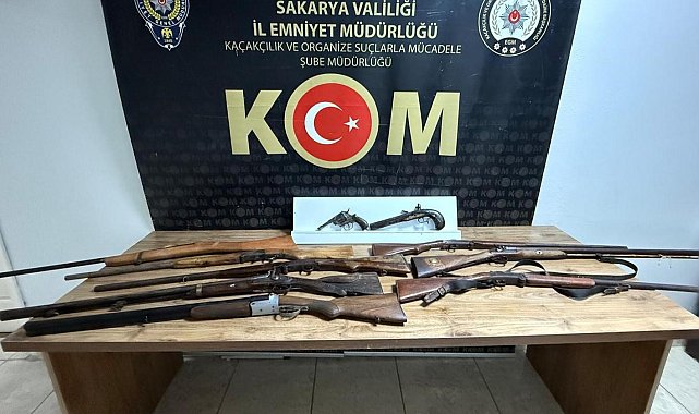 Sakarya'da silah kaçakçılığı operasyonu: 1 gözaltı