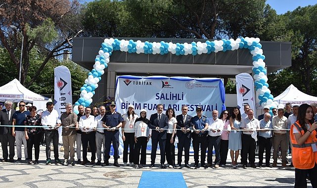 Salihli Bilim Fuarları Festivali açıldı