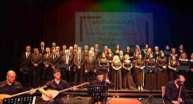 Samsun Adalet Korosu'ndan türkü şöleni
