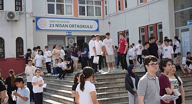 Samsun'da binlerce öğrencinin LGS heyecanı