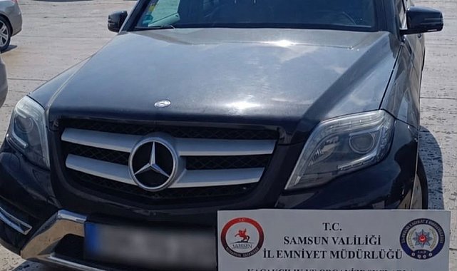 Samsun'da lüks araca 300 bin lira ceza
