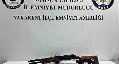 Samsun'da ruhsatsız silah operasyonu: 3 silah ele geçirildi