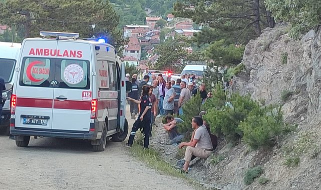 Samsun'da traktör uçuruma yuvarlandı: 1 ölü, 1 yaralı