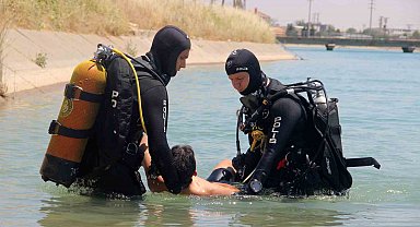 Şanlıurfa'da "kurbağa adamlar" boğulma vakalarına karşı teyakkuzda