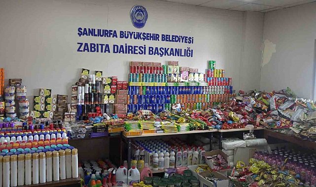 Şanlıurfa'da tarihi geçmiş ürünlere el konuldu