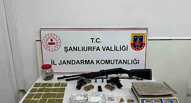 Şanlıurfa'da uyuşturucu operasyonunda 2 gözaltı