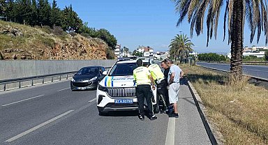 Sara nöbeti geçiren sürücünün ehliyetine el konuldu