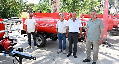 Sarıgöl'de üç mahalleye yangın tankeri desteği