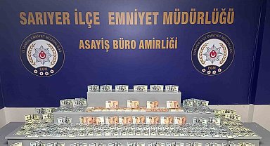 Sarıyer'de bir AVM'de 1 milyon TL'lik sahte dolar bozdurmaya çalışan şahıs yakalandı