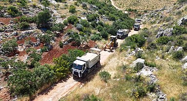 Şehitkamil'de arazi yolları açma çalışmaları sürüyor