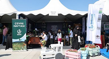 Sıfır Atık Festivali'nde Bağcılar Belediyesi standına yoğun ilgi