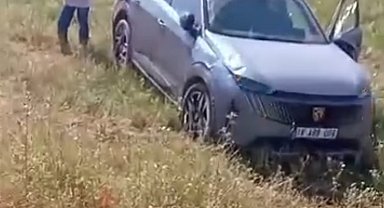 Siirt'te araç şarampole yuvarlandı, sürücü yaralandı