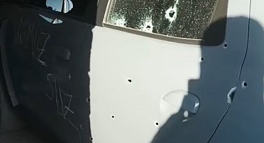 Siirt'te park halindeki bir araç kurşunlandı