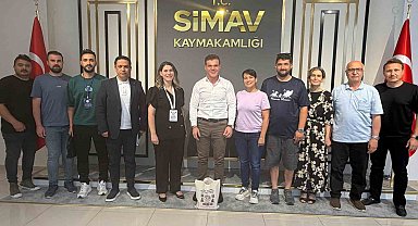 Simav Kaymakamı Karaloğlu, Yunanistanlı uzman ve öğretmenleri kabul etti