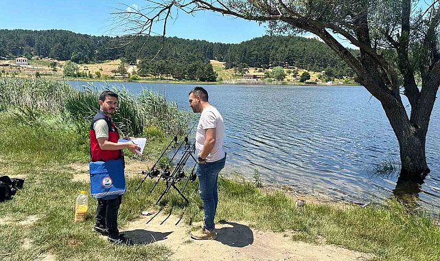 Simav'da amatör balıkçılık denetimleri devam ediyor