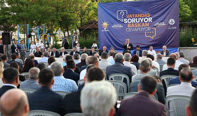 Sincan'da "Vatandaş Soruyor, Başkan Cevaplıyor" etkinliği