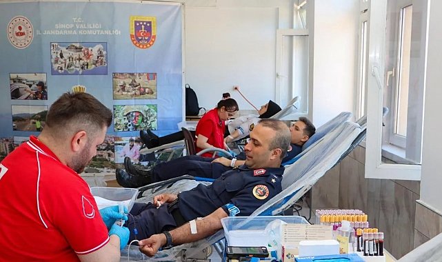 Sinop jandarmasından anlamlı destek