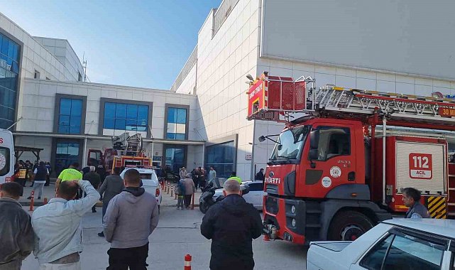 Sinop'ta hastanede yangın paniği