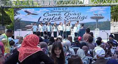 Sinop'ta Leylek Şenliği: Yavrular halkalandı