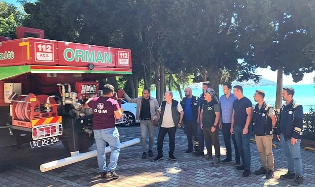 Sinop'ta orman yangınlarıyla mücadele için kurumlar el ele verdi