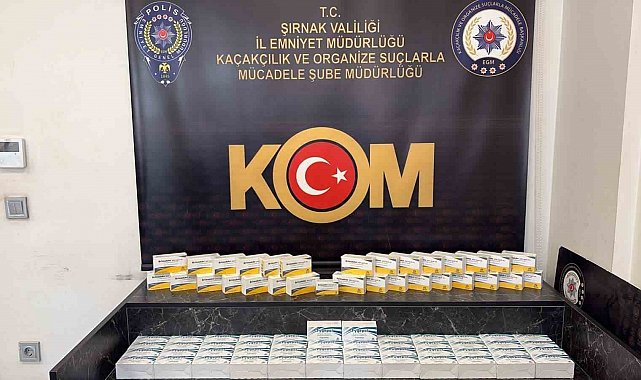 Şırnak'ta kaçak ilaç ve serum operasyonu: 2,5 milyon liralık tıbbi ürün ele geçirildi