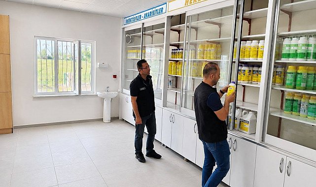 Şuhut'ta ilaç ve gübre bayilerine yönelik denetim