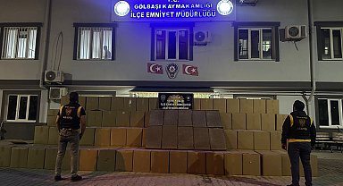 Şüpheli tırda 5,5 milyon adet bandrolsüz sigara ele geçirildi