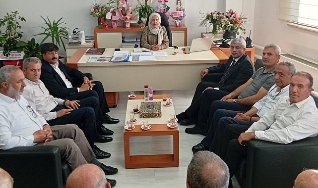 Taşımacı esnafından Ulaşım Daire Başkanı Yel'e hayırlı olsun ziyareti