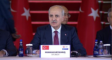 TBMM Başkanı Numan Kurtulmuş, "Dünyayı küresel barış bakımından tehdit eden önemli meselelerden biri Filistin'de yaşanan gelişmelerdir"