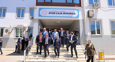 TBMM Komisyonu Ayser Çalık Ortaokulu'nda incelemelerde bulundu