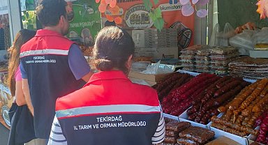 Tekirdağ Kiraz Festivali'nde sıkı gıda denetimi