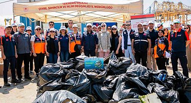 Tekirdağ'da deniz dibi temizliği yapıldı