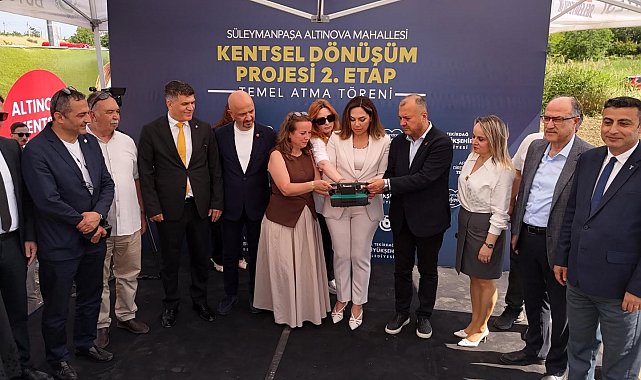 Tekirdağ'da depreme dayanıklı yaşam için yeni adım: Altınova Kentsel Dönüşüm Projesi'nde ikinci etabın temeli atıldı