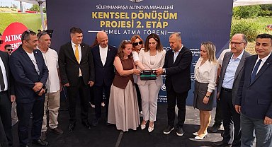 Tekirdağ'da depreme dayanıklı yaşam için yeni adım: Altınova Kentsel Dönüşüm Projesi'nde ikinci etabın temeli atıldı