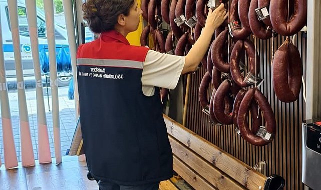 Tekirdağ'da et satış noktalarına sıkı denetim