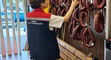Tekirdağ'da et satış noktalarına sıkı denetim