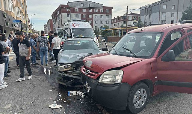 Tekirdağ'da trafik kazası: 2 yaralı