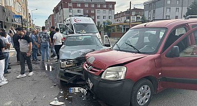 Tekirdağ'da trafik kazası: 2 yaralı