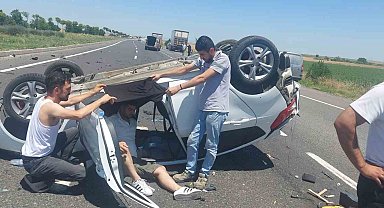 Tekirdağ'da trafik kazası: 3 yaralı