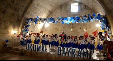 Tercan'da miniklerin okuma bayramı coşkusu
