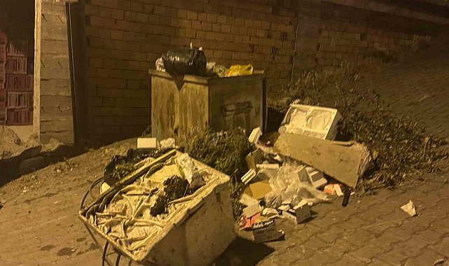 Toplanmayan çöpler tepkilere neden oldu