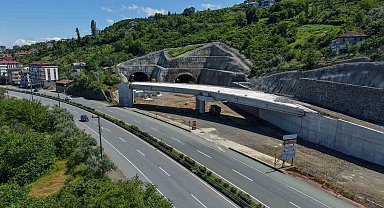 Trabzon'un 30 yıllık hayali olan Güney Çevre Yolu Projesi'nde çalışmalar sürüyor