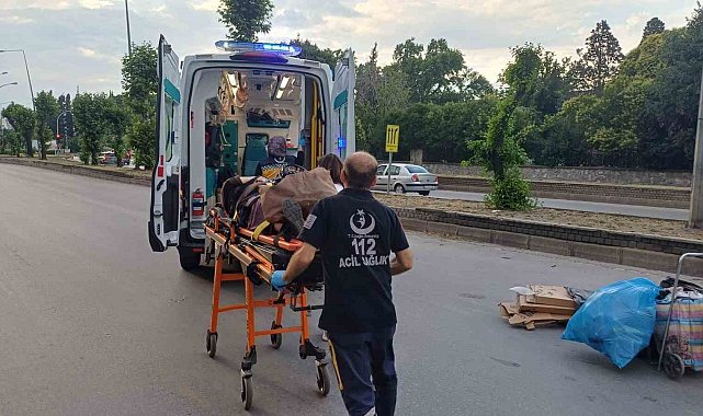 Trafiğe kapalı alanda kaza: 1 yaralı
