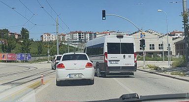 Trafiği tehlikeye düşüren servise 10 bin TL ceza