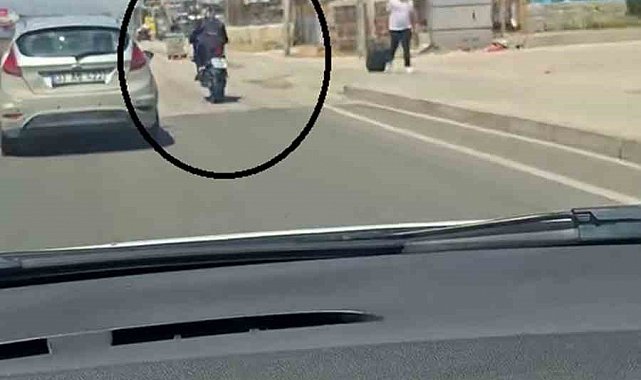 Trafikte tek teker yaparak ilerleyen sürücüye 46 bin TL ceza