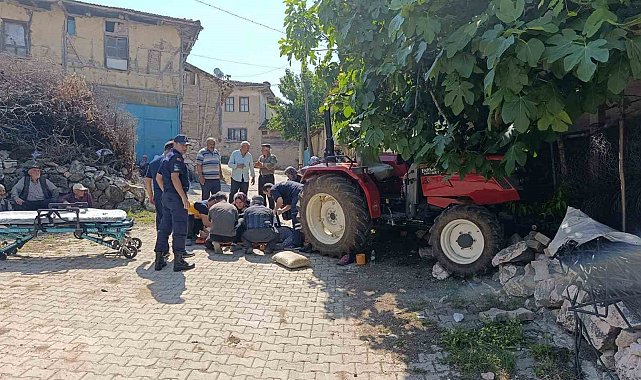 Traktörden düşen sürücü hayatını kaybetti