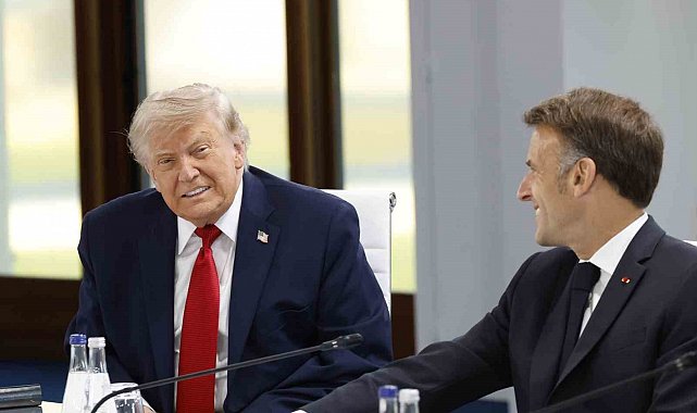 Trump, G7 zirvesinin son gününde toplantıya geç kaldı