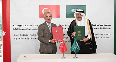Türkiye ve Suudi Arabistan arasında demiryolu ve lojistik alanlarında iki mutabakat zaptı imzalandı