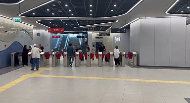 Türkiye'nin en yeni metro hattı ilk gününde 10 bin 21 yolcu taşıdı