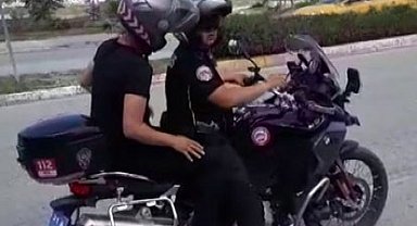 TYT'ye geç kalan adayların yardımına polis ekipleri yetişti